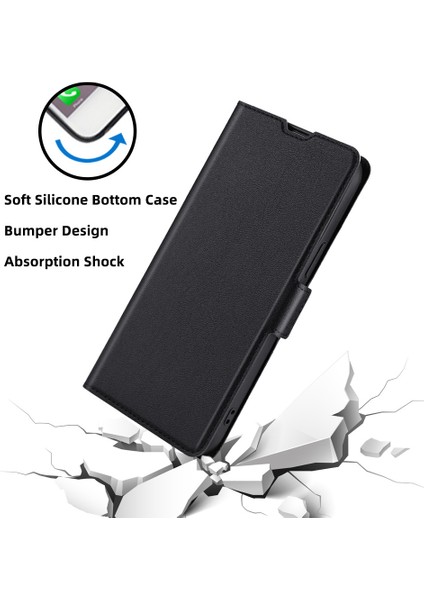 Samsung Galaxy F54 5G/M54 5g Çizgiye Karşı Kara Kartı Yuvası Telefon Kılıfı Pu Deri Stand Şok Geçirmez Kapak (Yurt Dışından) fırsatları