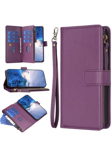 Samsung Galaxy S20 Fe 5G/S20 FE/S20 Fe 2022/S20 Lite Pu Deri Kapak Cüzdan Stand Zippered Telefon Kılıfı (Yurt Dışından) indirimleri