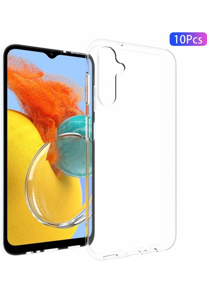 10 Adet / Paket Samsung Galaxy M14 5g Telefon Tpu Kılıf Iç Filigransız Şeffaf Kapak (Yurt Dışından)