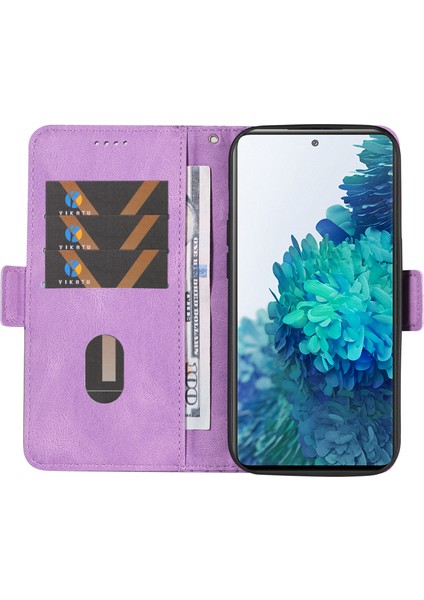Samsung Galaxy S20 FE/S20 Fe 5G/S20 Fe 2022/S20 Lite Deri Kılıf Renklemli Rhombus Baskalı Stand Telefon Kapağı (Yurt Dışından) fiyatları