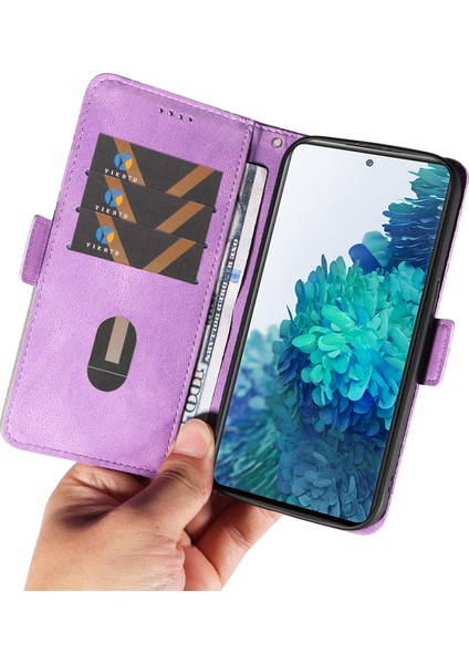 Samsung Galaxy S20 FE/S20 Fe 5G/S20 Fe 2022/S20 Lite Deri Kılıf Renklemli Rhombus Baskalı Stand Telefon Kapağı (Yurt Dışından) indirimleri