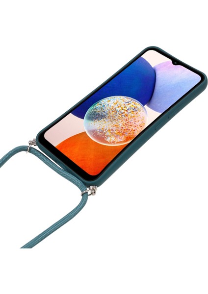 Samsung Galaxy A14 5g Fiber Astar Telefon Kapağı Long Lanyard ile Kauçuk Tpu Kılıfı (Yurt Dışından) fırsatları