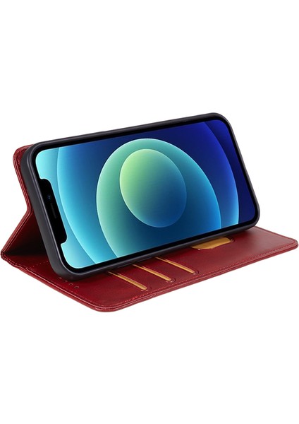 Samsung Galaxy A14 4g/5g Cüzdan Stand Deri Telefon Kapağı Buzağı Dokusu Manyetik Kapatma Telefon Kılıfı (Yurt Dışından) fırsatları