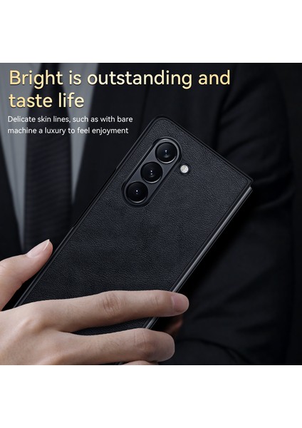 Samsung Galaxy Z Fold5 5g Pu Deri Kaplamalı Tpu+Pc Kılıf Önleyici Telefon Kapağı (Yurt Dışından) indirimleri