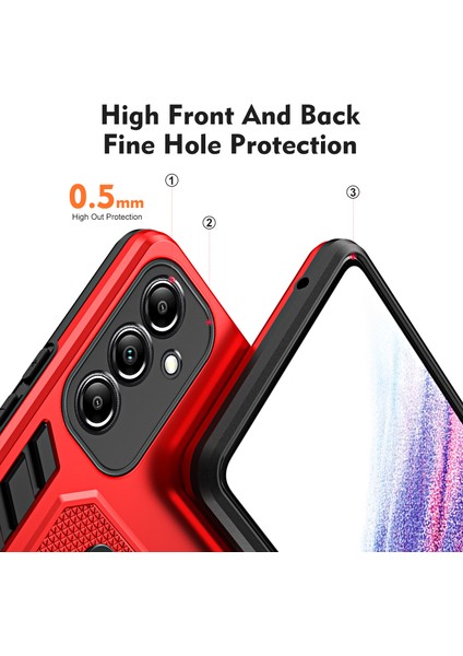 Samsung Galaxy A24 4g Gizli Kickstand Tpu+Pc Telefon Kılıfı Silikon Halka Kayışı ile Damla Koruma Kapağı (Yurt Dışından) fırsatları