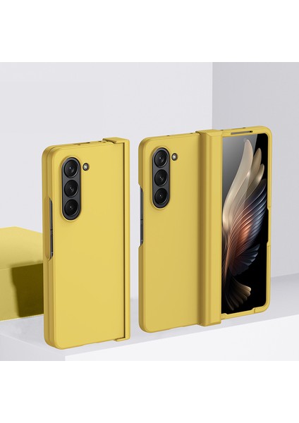 Samsung Galaxy Z Fold5 5g Hinde Koruma Koruma Pc Telefon Kılıfı Cilt Touch Şok Geçirmez Kapak (Yurt Dışından)