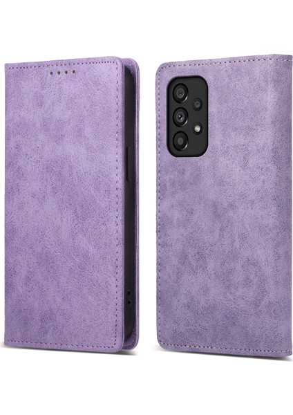 Samsung Galaxy A53 5g Rfıd Engelleme Pu Deri Telefon Kılıfı Stand Cüzdan Kapağı (Yurt Dışından)
