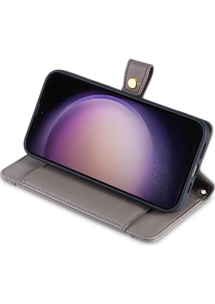 Samsung Galaxy M54 5G/F54 5g Folio Flip Stand Cüzdan Kılıfı Zipper Cep Pu Deri Telefon Kapağı (Yurt Dışından) indirimleri