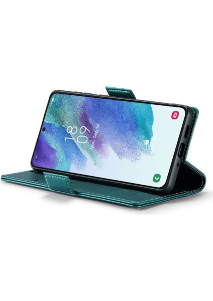 Samsung Galaxy S21 Fe 5g Pu Deri Cüzdan Telefon Kapağı Rfıd Engelleme Stand Kılıfı (Yurt Dışından) fırsatları