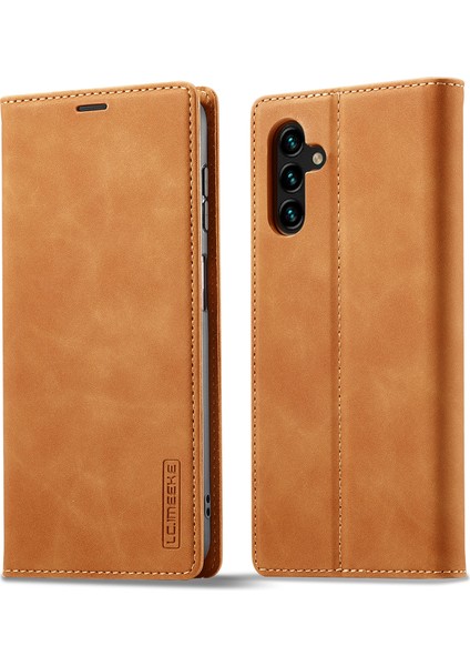 Samsung Galaxy A24 4g Mikrofiber Deri Flip Case Cüzdan Stand Telefon Kapağı (Yurt Dışından)