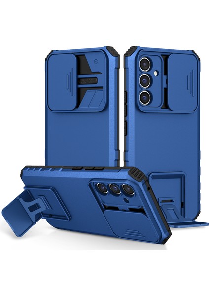 Samsung Galaxy A54 5g Kickstand Case Anti-Cratch Pc+ Tpu Telefon Koruyucusu Slayt Kamera Kapağı (Yurt Dışından)