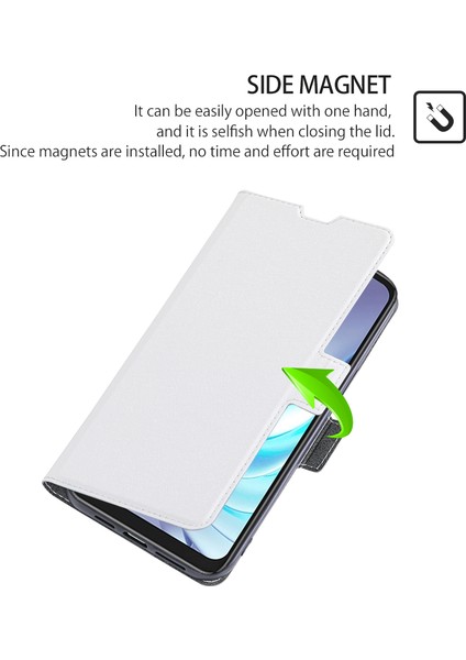 Samsung Galaxy F54 5G/M54 5g Çizgiye Karşı Kara Kartı Yuvası Telefon Kılıfı Pu Deri Stand Şok Geçirmez Kapak (Yurt Dışından) fiyatları