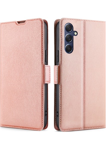 Samsung Galaxy F54 5G/M54 5g Çizgiye Karşı Kara Kartı Yuvası Telefon Kılıfı Pu Deri Stand Şok Geçirmez Kapak (Yurt Dışından) fiyatları
