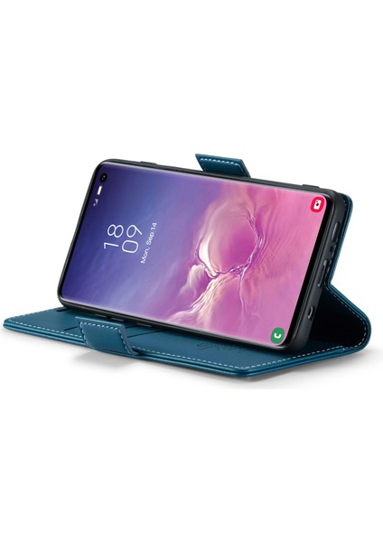 Samsung Galaxy S10 Pu Deri Rfıd Engelleme Kılıfı Cüzdan Stand Telefon Kapağı (Yurt Dışından) fırsatları