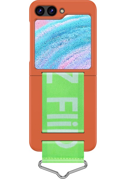 Samsung Galaxy Z Flip5 5g Sert Pc Telefon Kapağı B-Şekilli Halka Tutucu ile Koruyucu Kasa (Yurt Dışından) fiyatları
