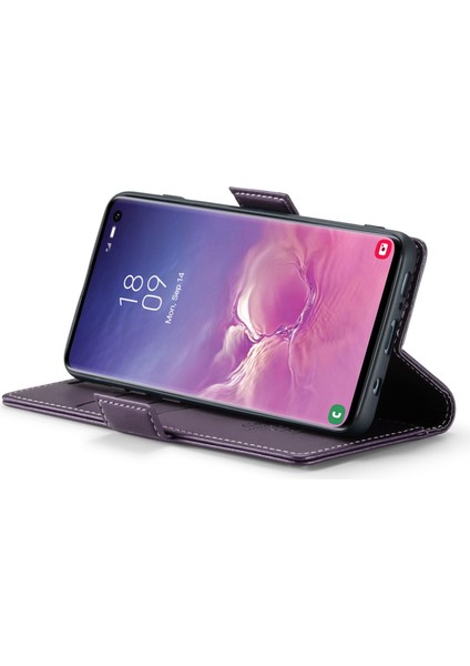 Samsung Galaxy S10 Pu Deri Rfıd Engelleme Kılıfı Cüzdan Stand Telefon Kapağı (Yurt Dışından) fırsatları
