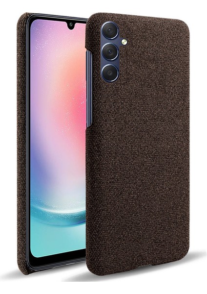Samsung Galaxy A24 4g/5g Cep Telefonu Kılıf Kumaşı+Sert Pc Şok Geçirmez Kaymaz Telefon Kapağı (Yurt Dışından)