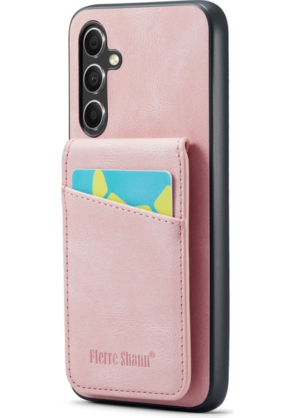 Samsung Galaxy A54 5g Pu Deri+Tpu Telefon Kickstand Cover Kart Yuvaları Geri Kılıf (Yurt Dışından)
