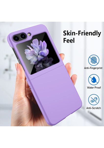 Samsung Galaxy Z Flip5 5g Ultra Ince Sert Pc Telefon Kılıfı Kauçuk Koruyucu Kapak (Yurt Dışından) indirimleri