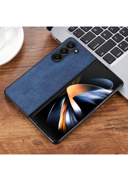 Samsung Galaxy Z Fold5 5g Baskılı Telefon Kılıfı Pu Deri+ Pc Katlanır Telefon Kapağı (Yurt Dışından)