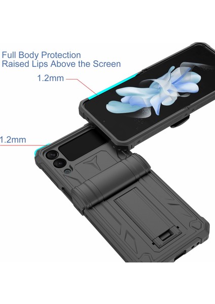 Samsung Galaxy Z Flip4 5g Pc Telefon Kılıfı, Şok Geçirmez Koruyucu Kickstand Kapak (Yurt Dışından) modelleri