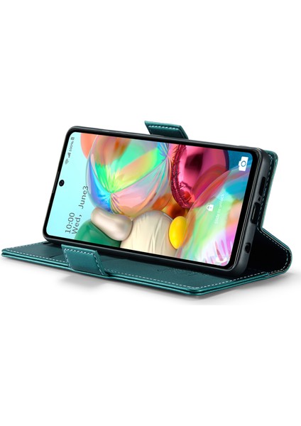 Samsung Galaxy A71 4g SM-A715 Pu Deri Stand Telefon Kılıfı Rfıd Engelleme Cüzdan Kapağı (Yurt Dışından) fırsatları