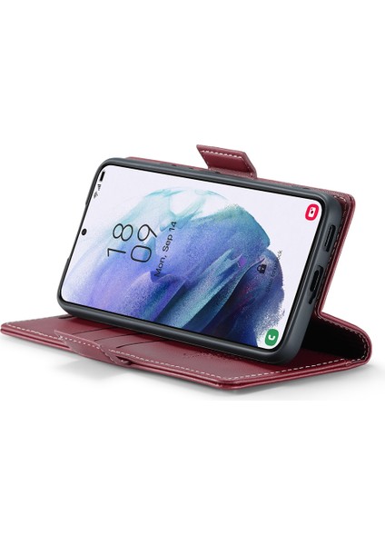 Samsung Galaxy S21 Plus 5g Rfıd Engelleme Cüzdan Şok Geçirmez Kılıf Deri Deri Stand Telefon Kapağı (Yurt Dışından) fırsatları