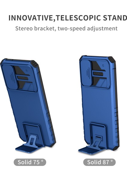 Samsung Galaxy A14 5g Kickstand Telefon Kasası Slayt Kamera Koruması Pc+ Tpu Kapağı (Yurt Dışından) modelleri