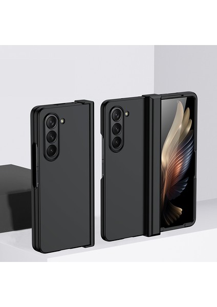 Samsung Galaxy Z Fold5 5g Hinde Koruma Koruma Pc Telefon Kılıfı Cilt Touch Şok Geçirmez Kapak (Yurt Dışından)