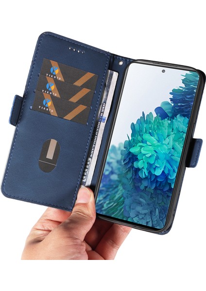 Samsung Galaxy S20 FE/S20 Fe 5G/S20 Fe 2022/S20 Lite Deri Kılıf Renklemli Rhombus Baskalı Stand Telefon Kapağı (Yurt Dışından) indirimleri