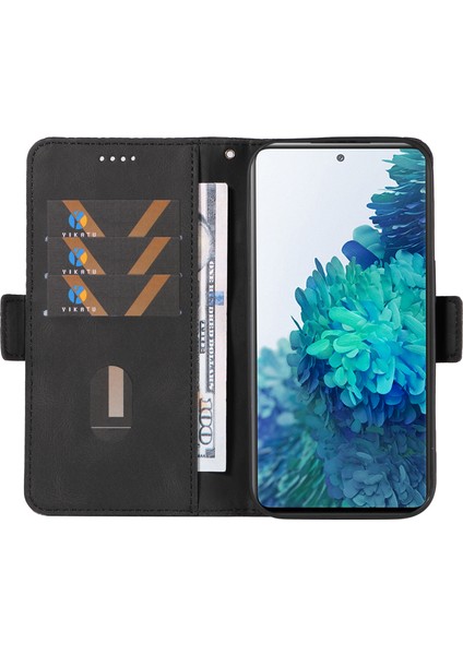 Samsung Galaxy S20 FE/S20 Fe 5G/S20 Fe 2022/S20 Lite Deri Kılıf Renklemli Rhombus Baskalı Stand Telefon Kapağı (Yurt Dışından)