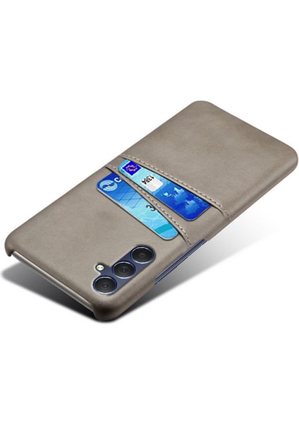Samsung Galaxy M54 5G/F54 5g Çift Kart Yuvaları Telefon Kılıfı Pu Deri Kaplamalı Sert Pc Arka Kapak (Yurt Dışından) modelleri