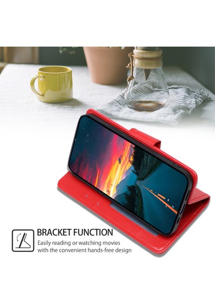 Samsung Galaxy M54 5G/F54 5g Telefon Kılıfı Dokulu Cüzdan Stand Güçlü Manyetik Kapatma Pu Deri Kapak (Yurt Dışından) modelleri