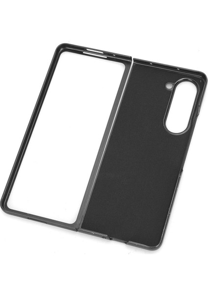 Samsung Galaxy Z Fold5 5g Pu Deri+Pc Telefon Kılıfı Litchi Doku Şok Geçirmez Kart Yuvası Kapağı (Yurt Dışından) modelleri