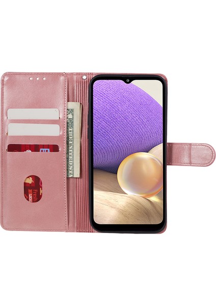 Samsung Galaxy A53 5g Buzağı Doku Katlama Stand Kapağı Deri Cüzdan Telefon Kılıfı (Yurt Dışından) fırsatları