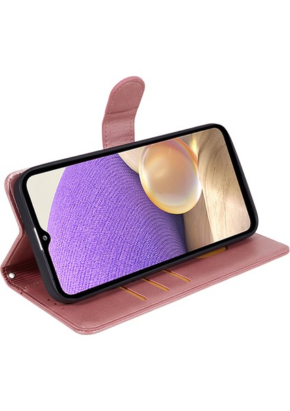 Samsung Galaxy A53 5g Buzağı Doku Katlama Stand Kapağı Deri Cüzdan Telefon Kılıfı (Yurt Dışından) indirimleri