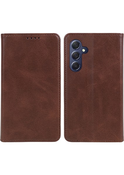Samsung Galaxy A34 5g Etkiye Dayanıklı Pu Deri Deri Telefon Kasası Buzağı Doku Cüzdan Kapağı Stand (Yurt Dışından)