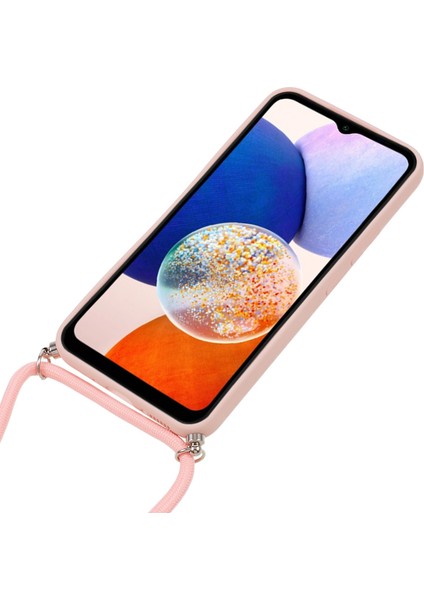 Samsung Galaxy A14 5g Fiber Astar Telefon Kapağı Long Lanyard ile Kauçuk Tpu Kılıfı (Yurt Dışından) fırsatları