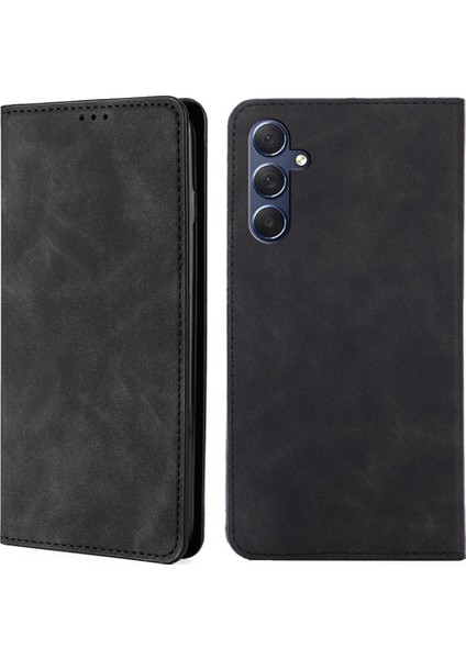Samsung Galaxy M54/F54 5g Kart Tutucu Pu Deri Kapak Cilt Dokunuşu Flip Stand Telefon Kılıfı (Yurt Dışından)