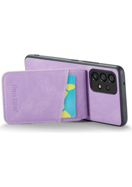 Samsung Galaxy A53 5g Rfıd Engelleme Kart Tutucu Kickstand Case Pu Deri+Tpu Telefon Kabuğu (Yurt Dışından) modelleri