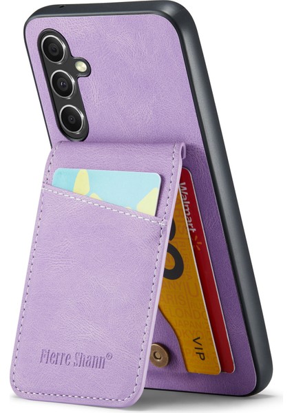 Samsung Galaxy A34 5g Pu Deri+Tpu Kabuk Rfıd Blowıng Kart Tutucu Kıckstand Telefon Kılıfı (Yurt Dışından) fiyatları