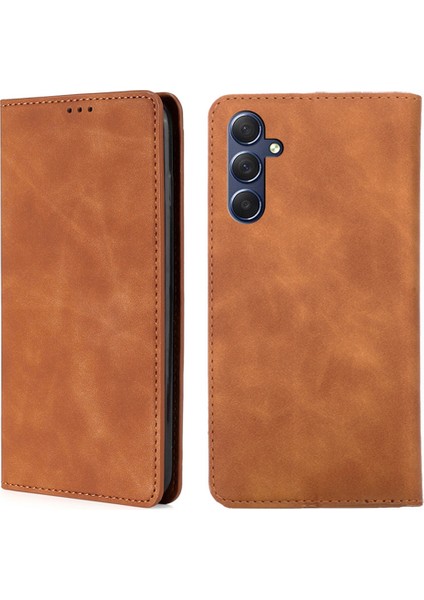 Samsung Galaxy M54/F54 5g Kart Tutucu Pu Deri Kapak Cilt Dokunuşu Flip Stand Telefon Kılıfı (Yurt Dışından)