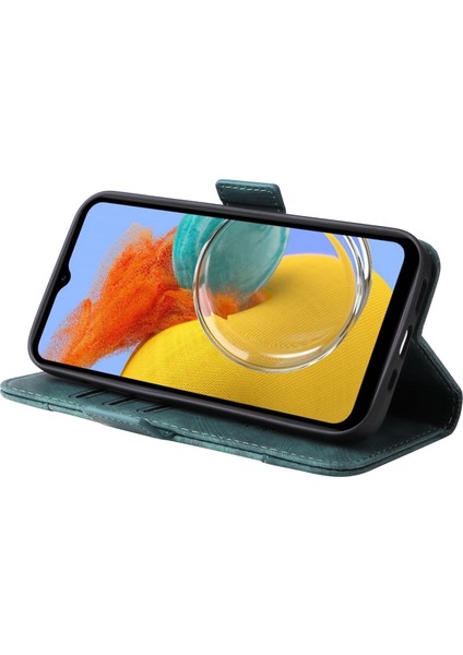 Samsung Galaxy M14/F14 5g Baskılı Çizgi Cüzdan Stand Kapağı Pu Deri Telefon Kılıfı (Yurt Dışından) modelleri