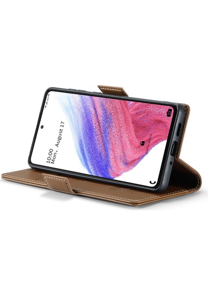 Samsung Galaxy A53 5g Rfıd Engelleme Cüzdan Kılıfı Litchi Doku Deri Deri Stand Telefon Kapağı (Yurt Dışından) fırsatları