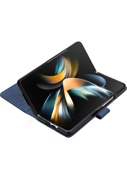 Samsung Galaxy Z Fold5 5g Deri Telefon Kapağı Cüzdan Stand Baskılı Kılıf (Yurt Dışından) indirimleri