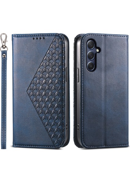 Samsung Galaxy M54 5G/F54 5g Telefon Deri Kılıfı, Cüzdan Stand Kapağı (Yurt Dışından)
