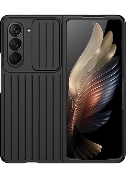 Samsung Galaxy Z Fold5 5g Sert Pc Telefon Kılıfı Anti-Çizelge Anti-Kameralı Kamera Koruyucu ile Ince Kapak (Yurt Dışından)