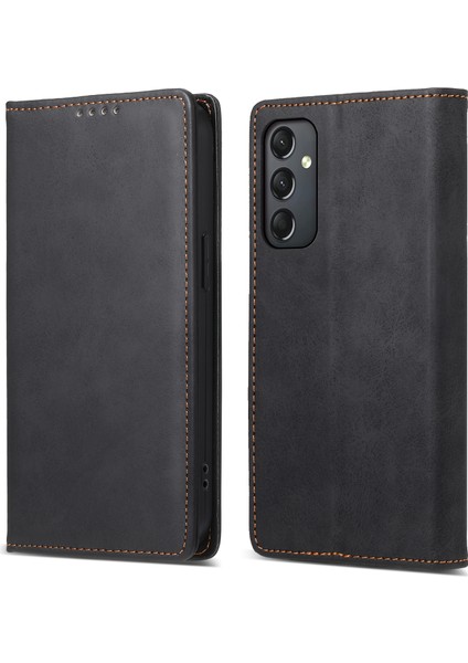 Samsung Galaxy A24 4g Rfıd Engelleme Telefon Kılıfı Pu Deri+ Tpu Stand Cüzdan Kapağı (Yurt Dışından)