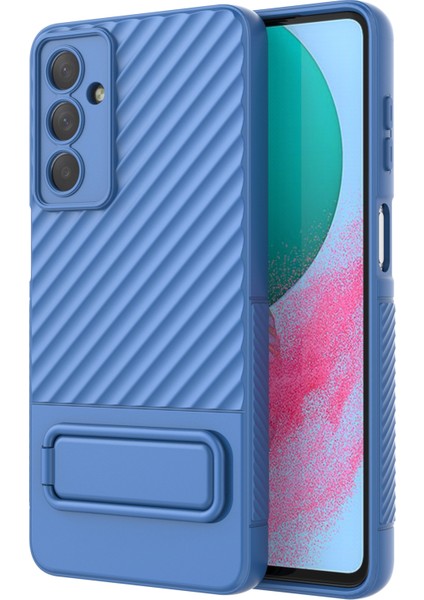 Samsung Galaxy M54 5G/F54 5g Esnek Yumuşak Tpu Kasası Kickstand ile Çizilmeye Dayanıklı Cilt Dokunma Telefonu Kapağı (Yurt Dışından)