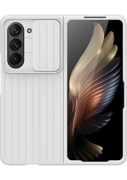 Samsung Galaxy Z Fold5 5g Sert Pc Telefon Kılıfı Anti-Çizelge Anti-Kameralı Kamera Koruyucu ile Ince Kapak (Yurt Dışından)